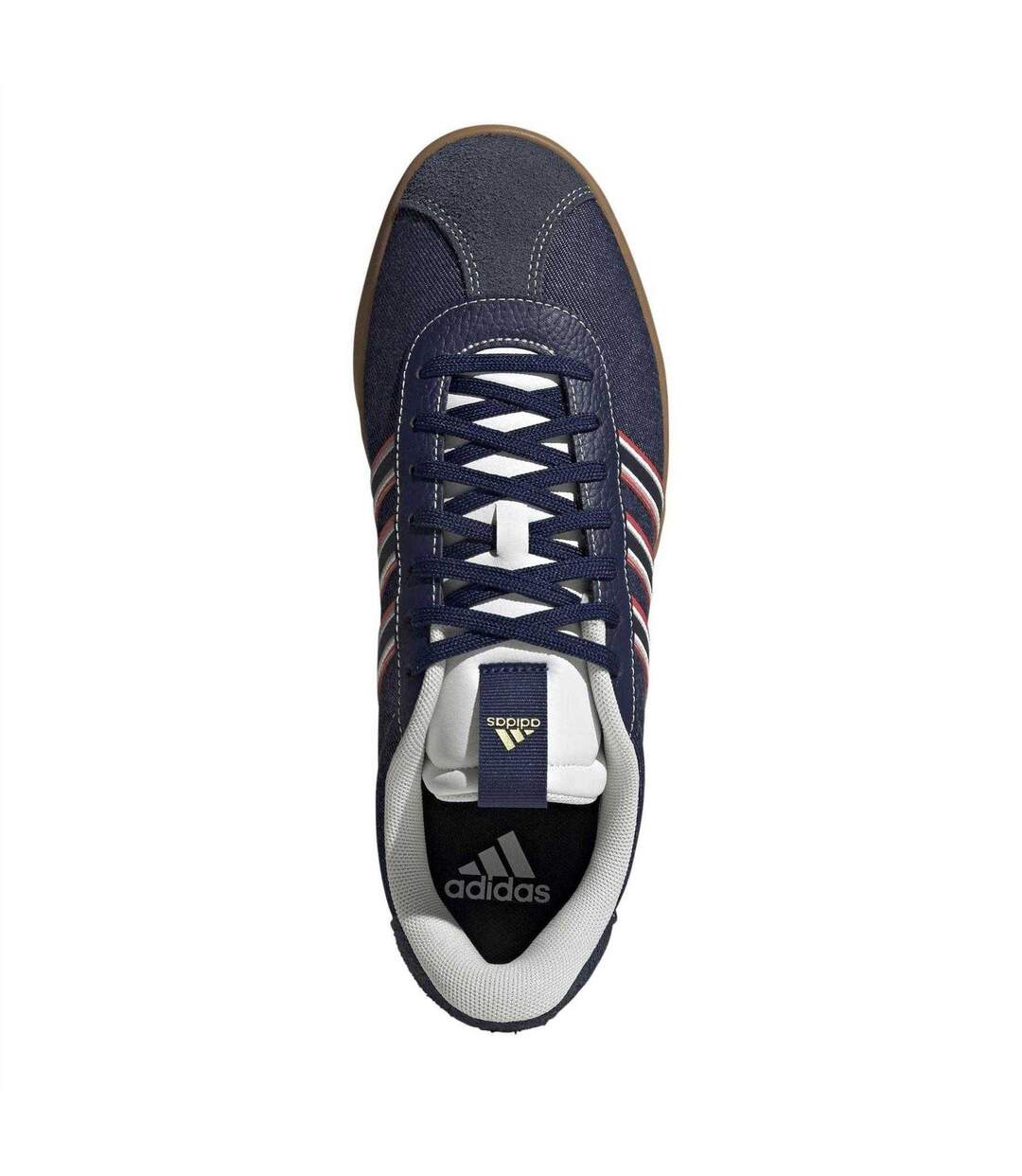 Mens Vl Court 3.0 Denim Look Trainers Dark Blue Adidas-4