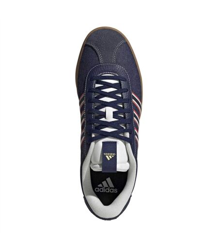 Mens Vl Court 3.0 Denim Look Trainers Dark Blue Adidas
