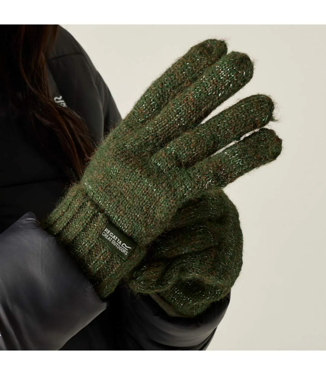 Gants D´hiver Multimix Femme Kaki Foncé Regatta-4