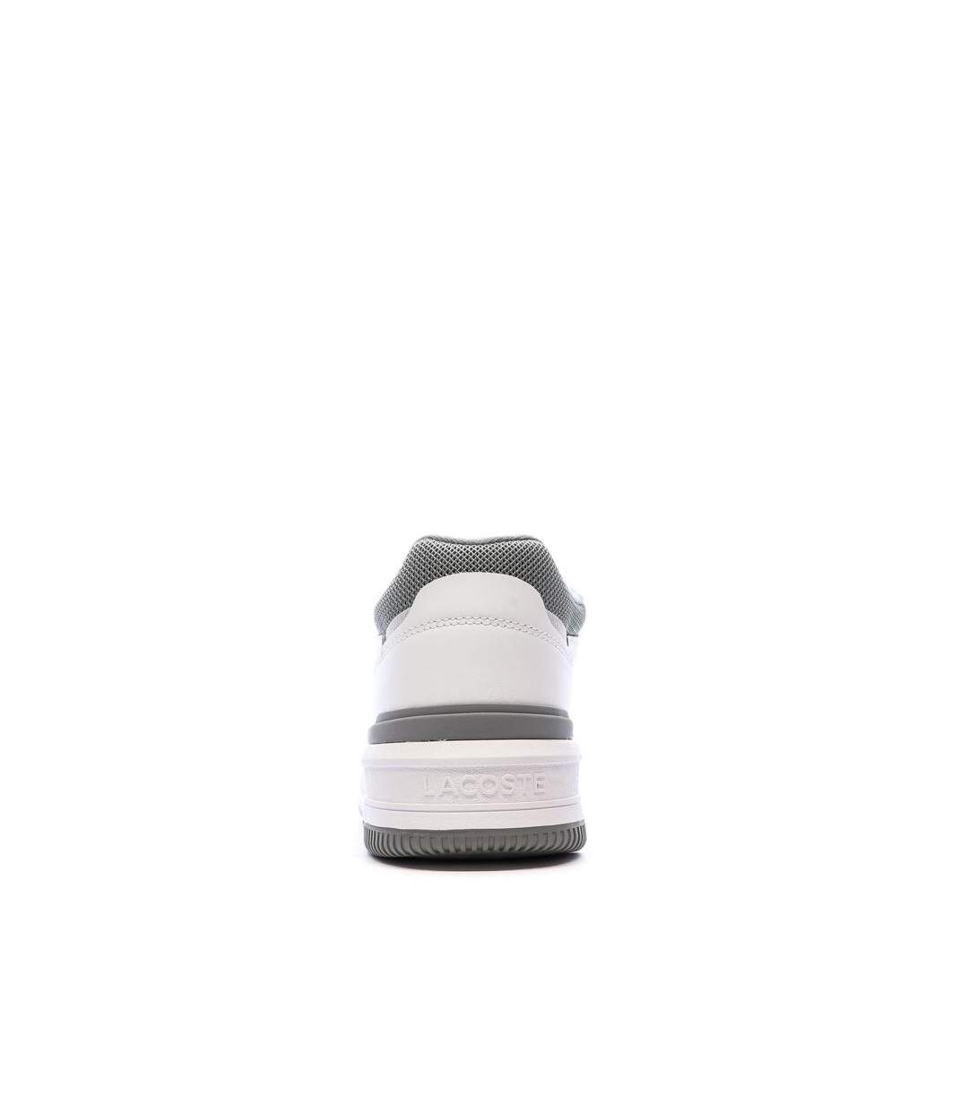 Baskets blanches/grises homme lacoste lineshot 124-3
