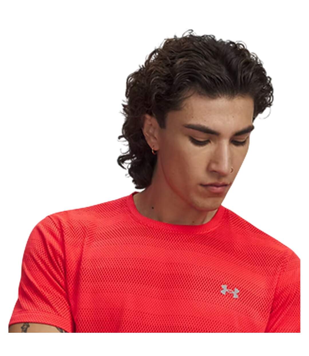 T-shirt Sport Velociti Homme Rouge Under Armour-4