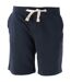 Kariban Mens Fleece Sports Shorts (Navy)