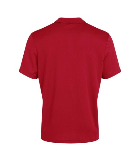 Mens Club Dry Polo Shirt Flag Red Canterbury