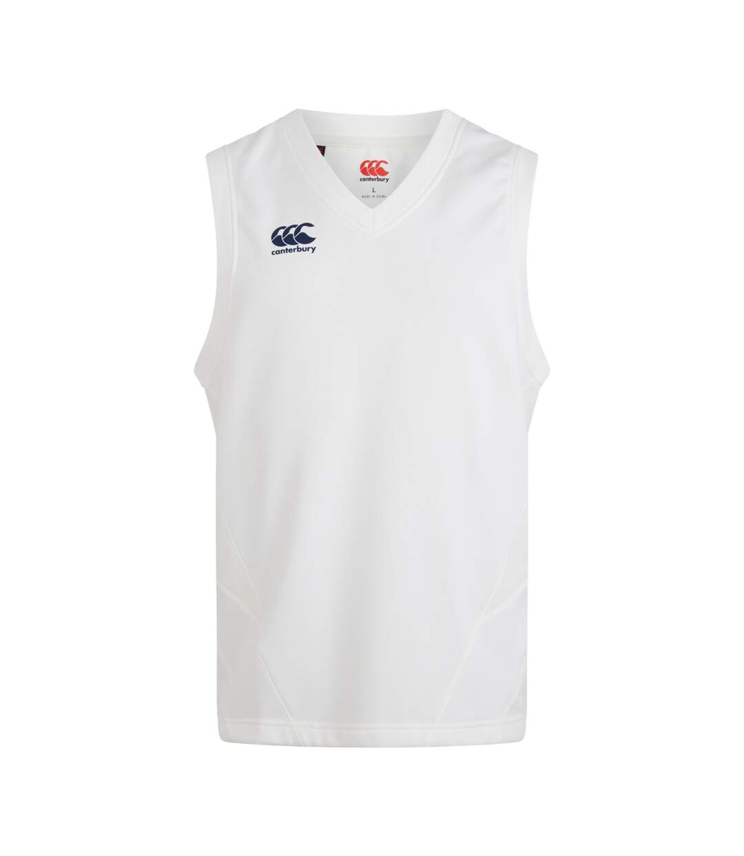 Mens Sleeveless Cricket Vest Cricket Cream Canterbury-2