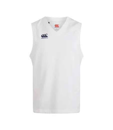 Mens Sleeveless Cricket Vest Cricket Cream Canterbury