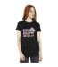Disney T-shirt en coton Best Mum Ever pour dames et demoiselles (Noir) - UTBI38860-2