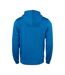 Mens Basic Active Full Zip Hoodie Royal Blue Clique-2