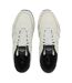 Mens Classic Coated Leather Trainers Chalk Black Slazenger-4