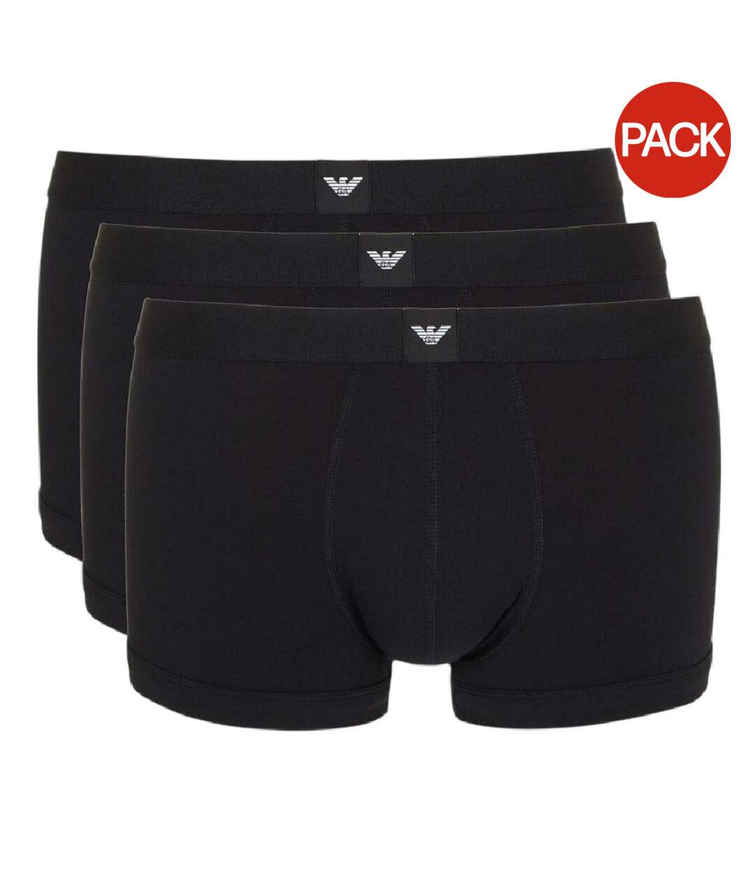 Pack Of 3  Mens Trunking  Black Emporio Armani-2