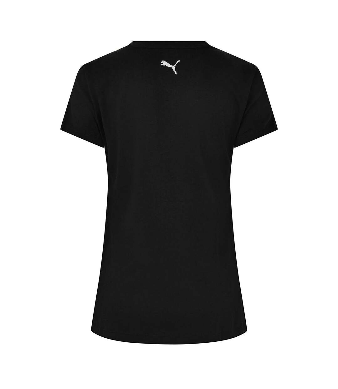 Womens/ladies Deluxe T-shirt  Black Puma-2
