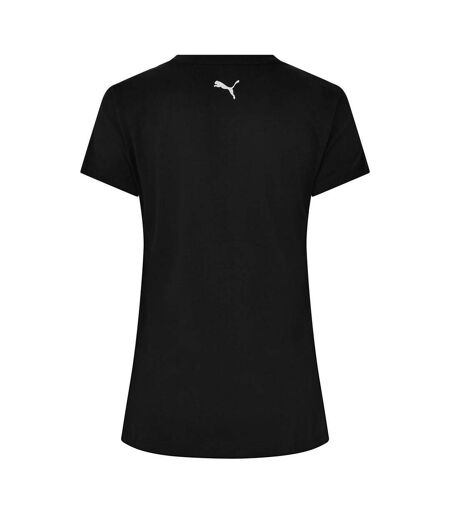 Womens/ladies Deluxe T-shirt  Black Puma