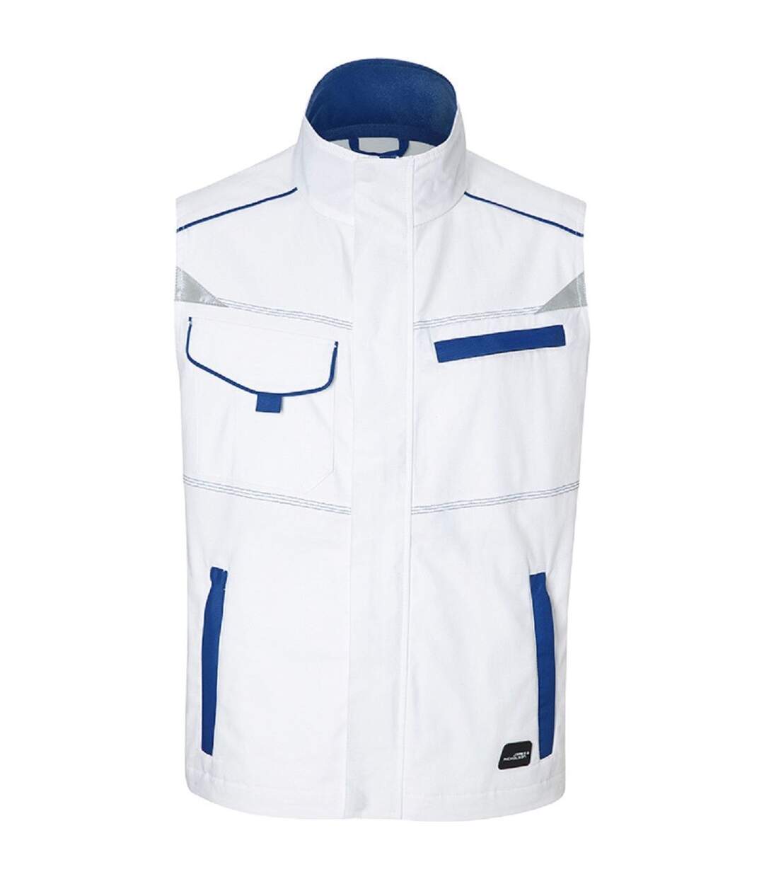 Veste gilet de travail sans manches - JN850 - blanc