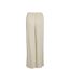 Pantalon fluide beige femme vila viselma-2