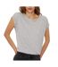 T-shirt Gris Femme Vero Moda Ava