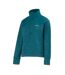 Womens/ladies Half Zip Sweatshirt Green LA Gear-3