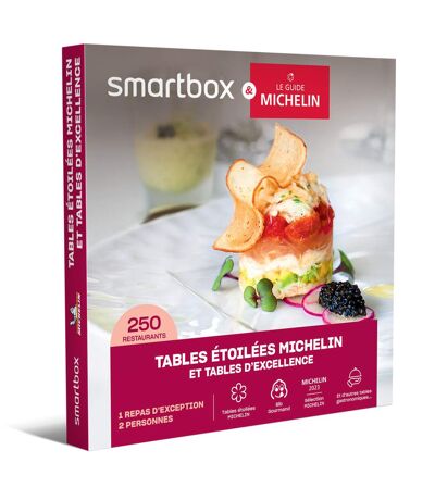 Tables étoilées MICHELIN et tables d'excellence - SMARTBOX - Coffret Cadeau Gastronomie