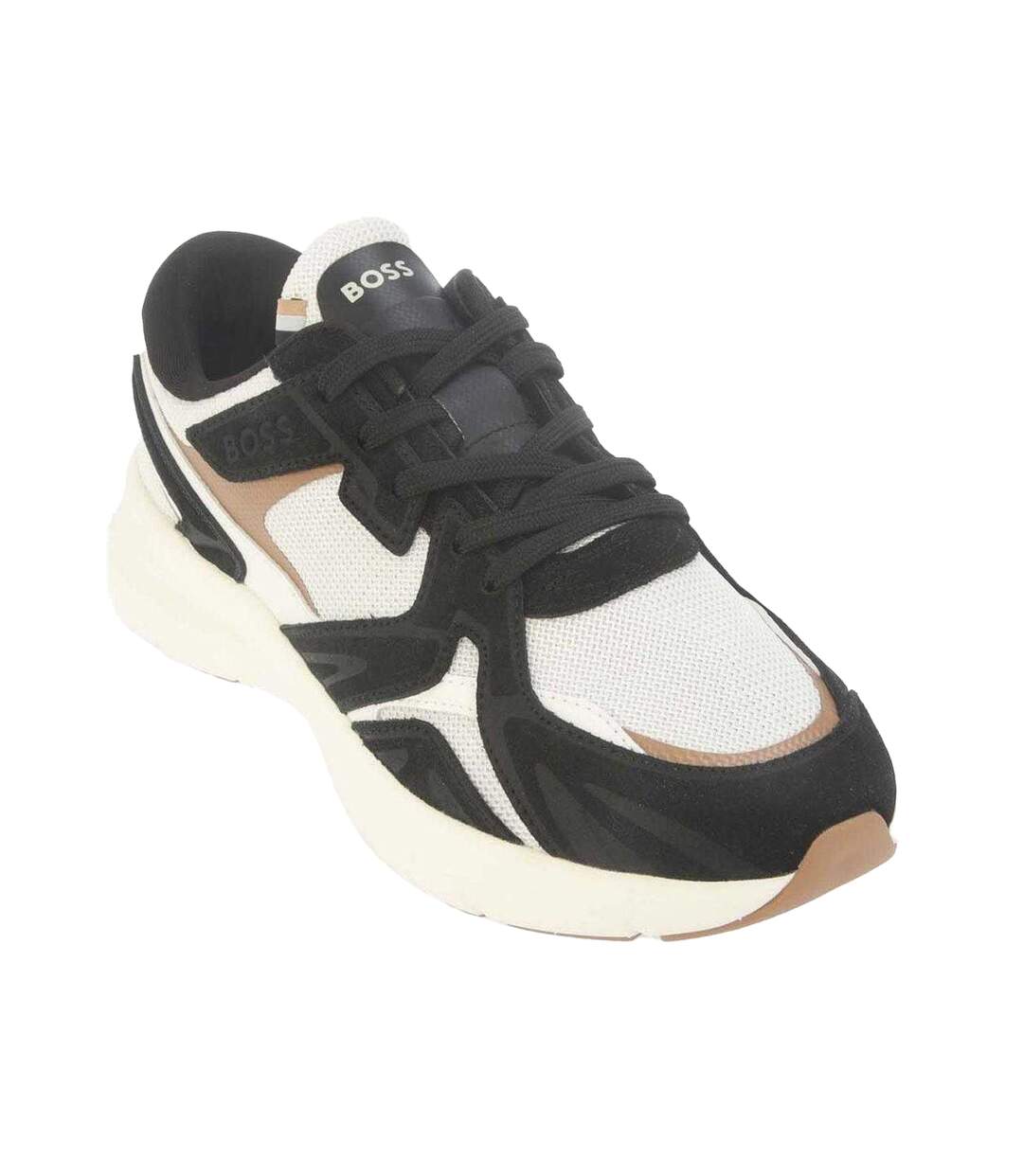 Mens Owen Nylon Running Trainers Charcoal Boss-4