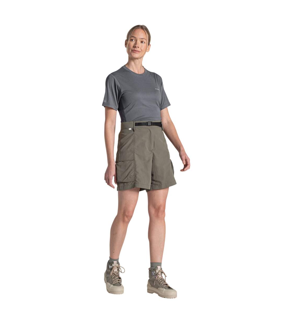 Short À Poches Medina Femme Marron Gris Craghoppers-4