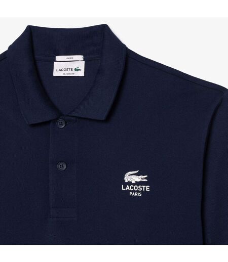 Unisex Adult L.12.12 Signature Classic Polo Shirt Navy Blue Lacoste
