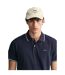 Polo Motif/style Brodé Homme Bleu Sombre Gant-4