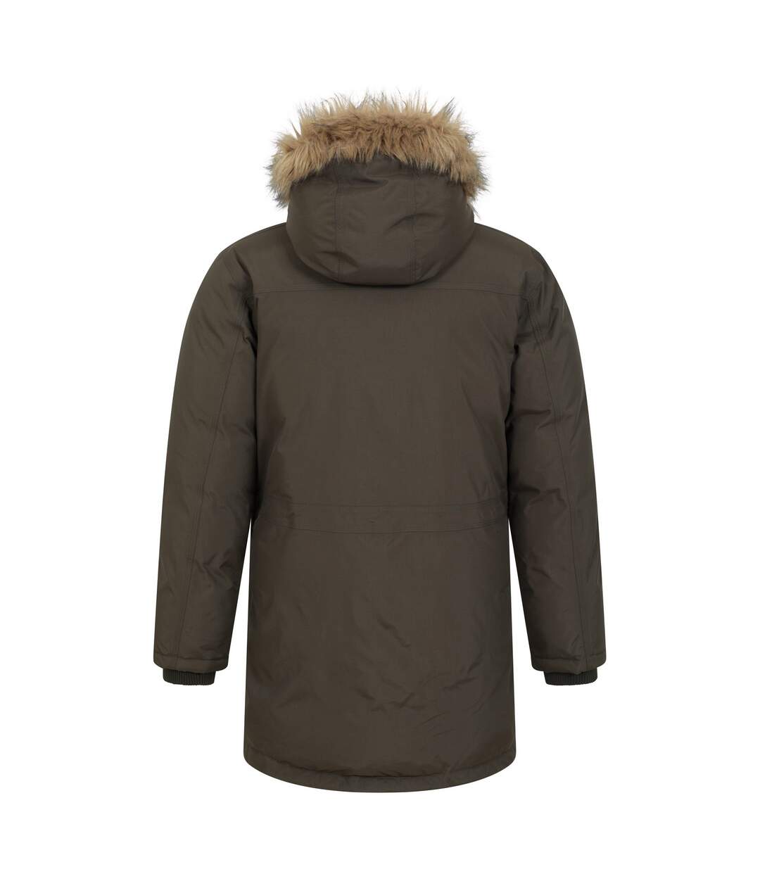 Mens Antarctic Extreme Waterproof Down Jacket Dark Khaki Mountain Warehouse-2