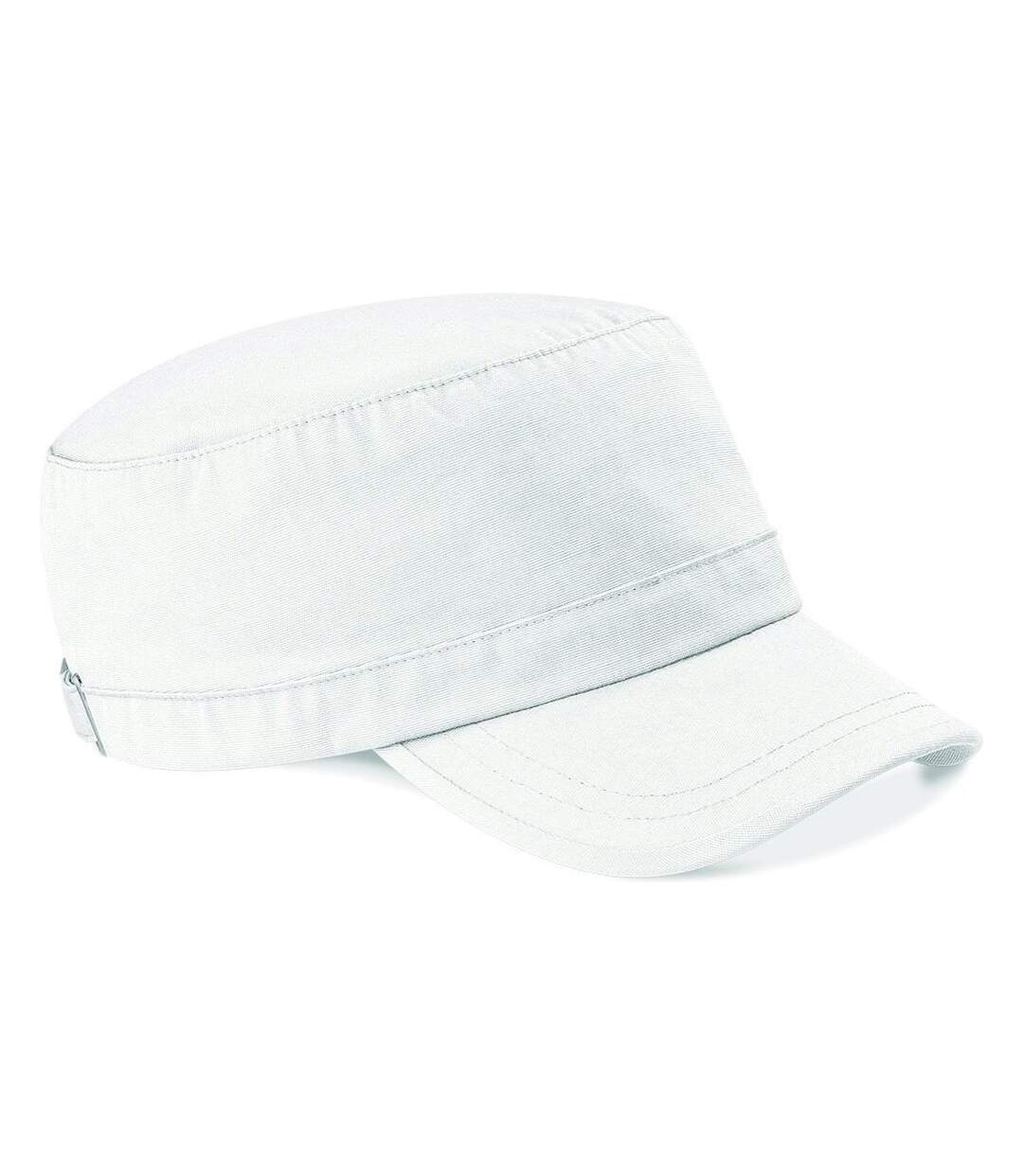 Casquette cubaine style militaire - B34 - blanc-1