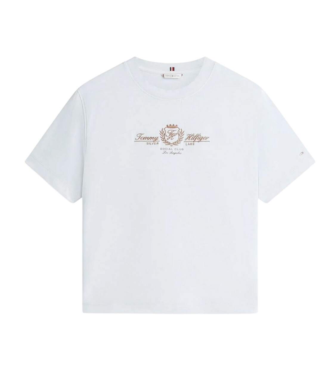 T-shirt Femme Bleu Tommy Hilfiger-2