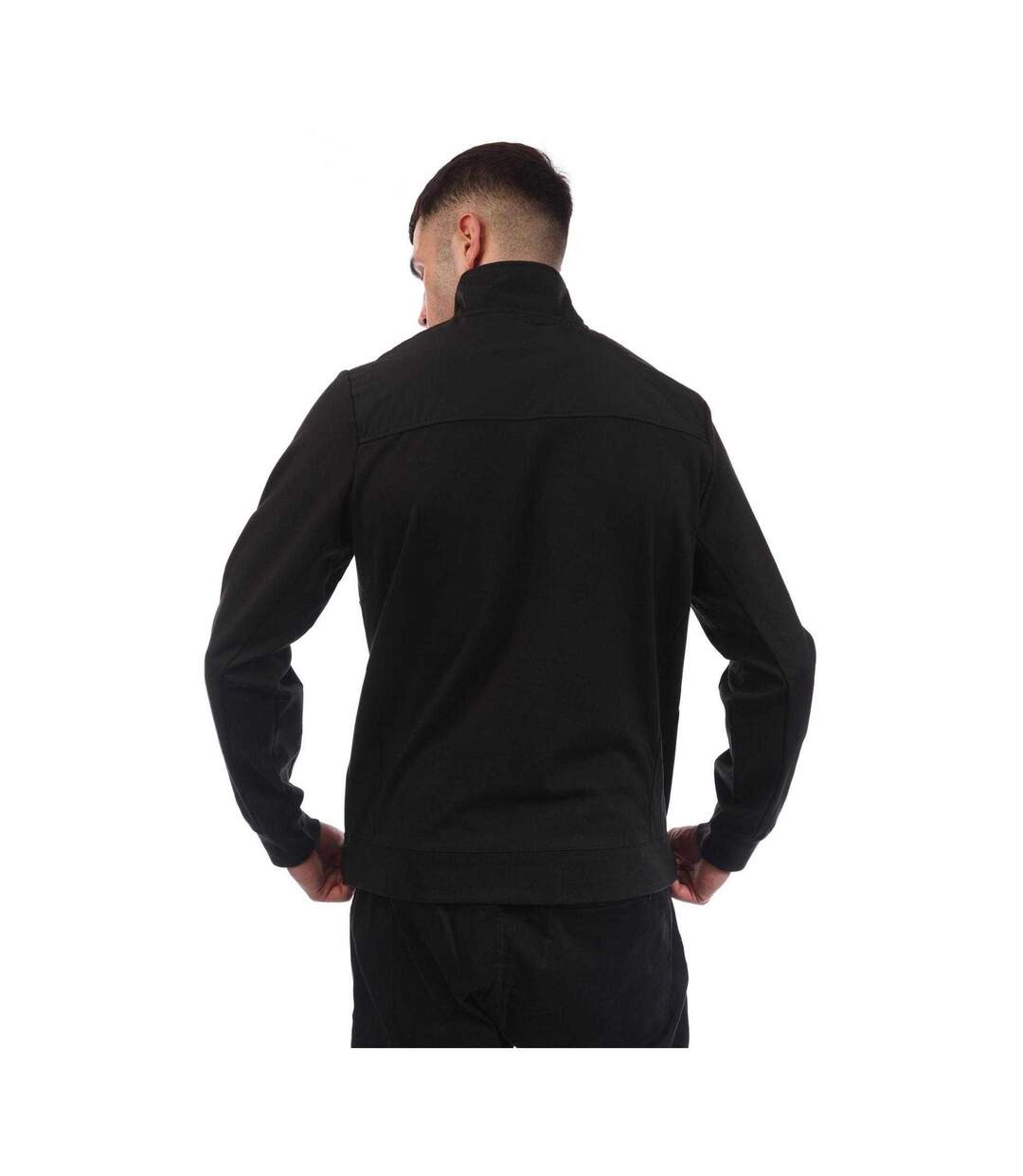 Mens Hybrid Sweatshirt Black Lyle & Scott-2