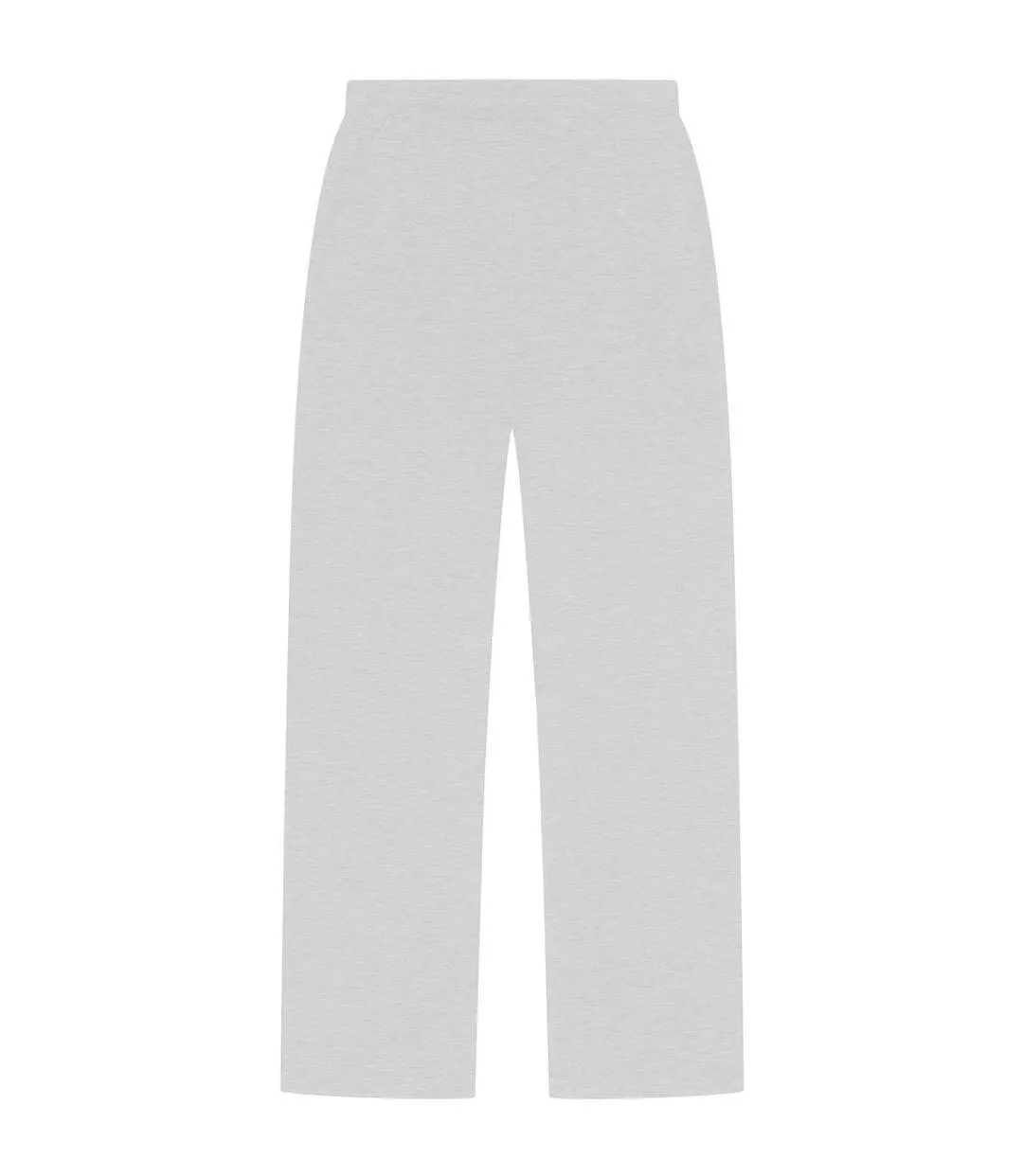 Mens Ringspun Cotton Relaxed Fit Jogging Bottoms Ash Grey Casual Classics-1