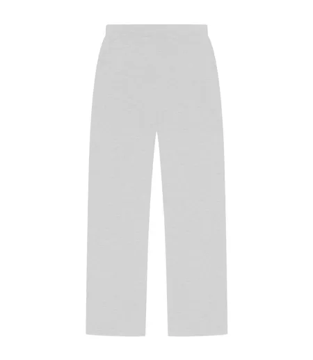 Mens Ringspun Cotton Relaxed Fit Jogging Bottoms Ash Grey Casual Classics