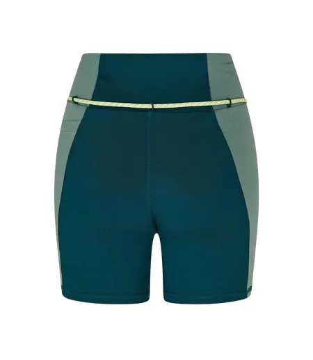 Cuissard De Cyclisme Motif/style Ligne D´horizon Femme Vert Foncé Red Run