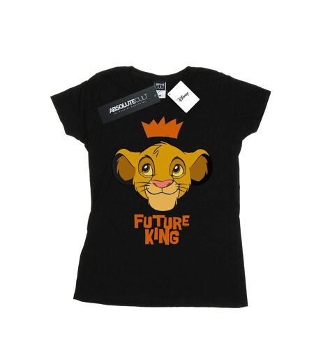 Disney - T-shirt THE LION KING SIMBA FUTURE KING - Femme (Noir) - UTBI25207
