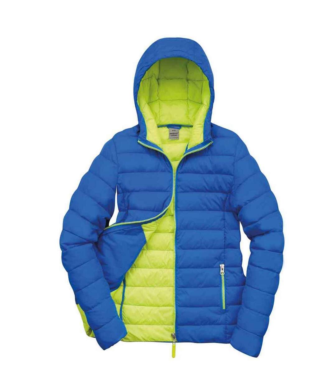 Doudoune matelassée snow bird femme bleu mer / vert clair Result Urban