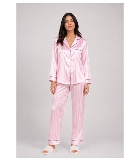 Pyjama fluide en satin