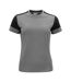 Womens/ladies T-shirt Anthracite Black Printer PRIME-1
