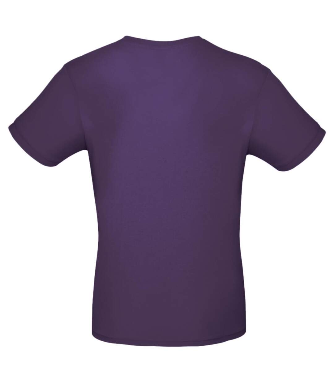 Tee-shirt B&c Mens #e150 Violet Foncé B And C-2