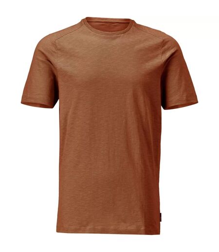 T-shirt Manches Courtes Customised Homme Marron Mascot