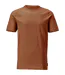 T-shirt Manches Courtes Customised Homme Marron Mascot-1