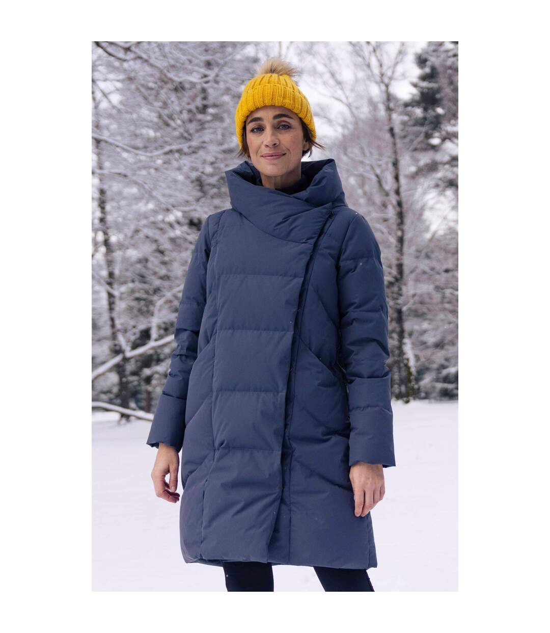 Womens/ladies Cosy Extreme Ii Wrap Down Jacket Grey Mountain Warehouse-1