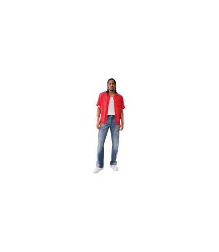 Chemise Manches Courtes Homme Rouge Vif True Religion