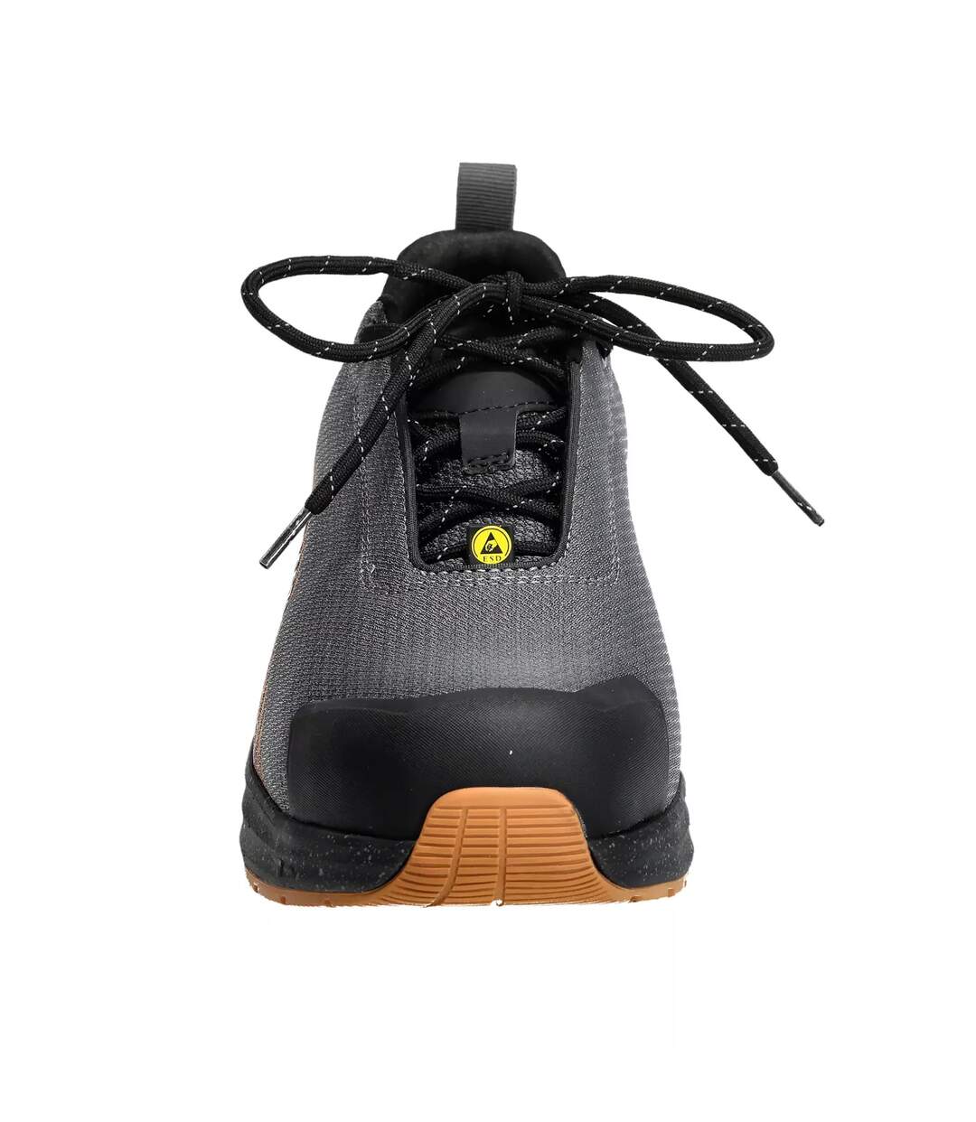 Womens/ladies Footwear Customised Safety Shoes Stone Grey Nut Brown Mascot-4
