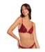 Soutien-gorge ampliforme coques moulées bordeaux Alixa