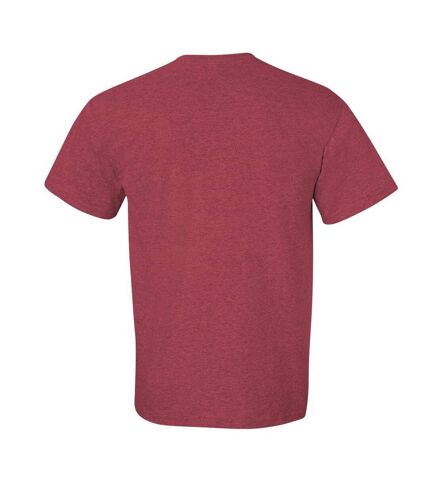 Gildan Mens Ultra Cotton Short Sleeve T-Shirt (Heather Cardinal) - UTBC475