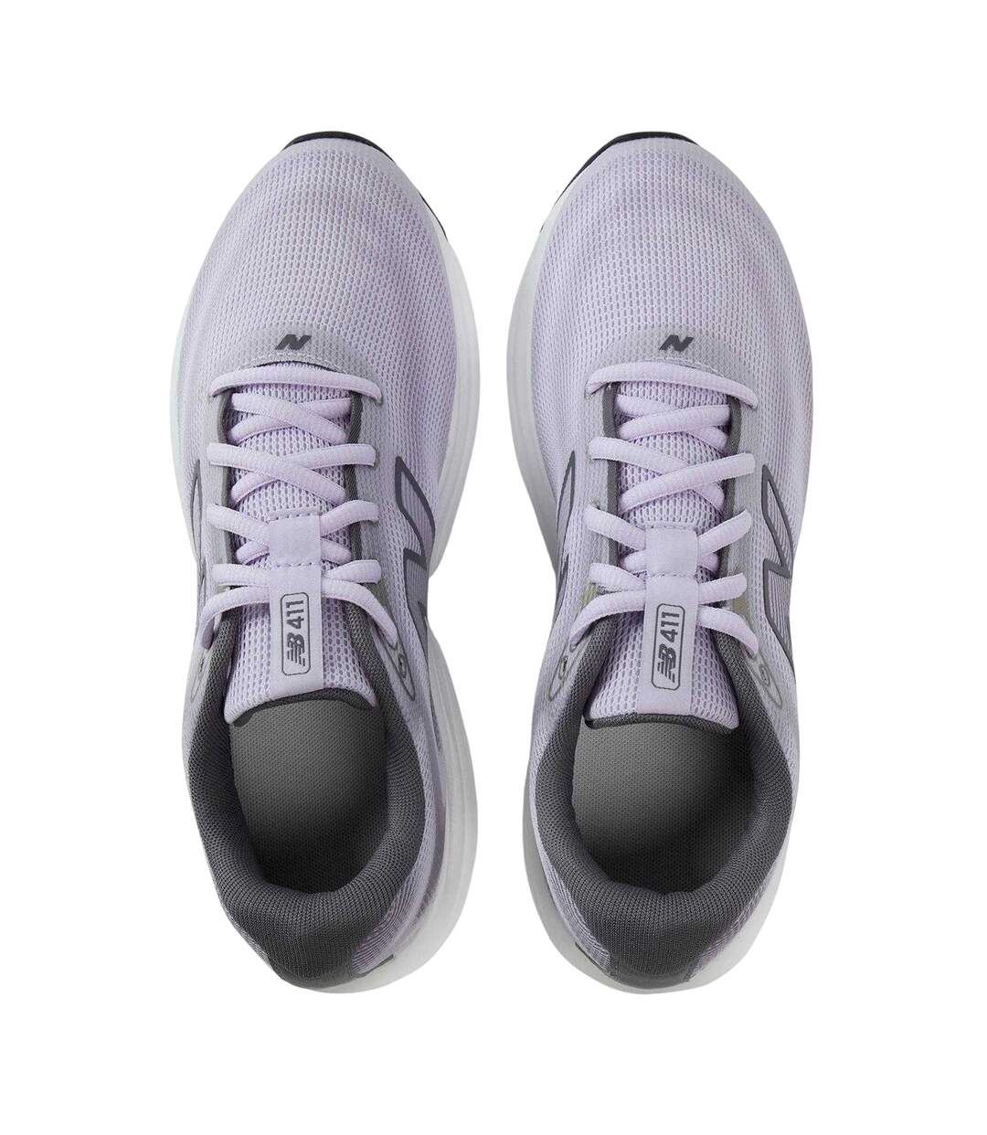 Womens/ladies 411 V4 Shoes Grey New Balance-3