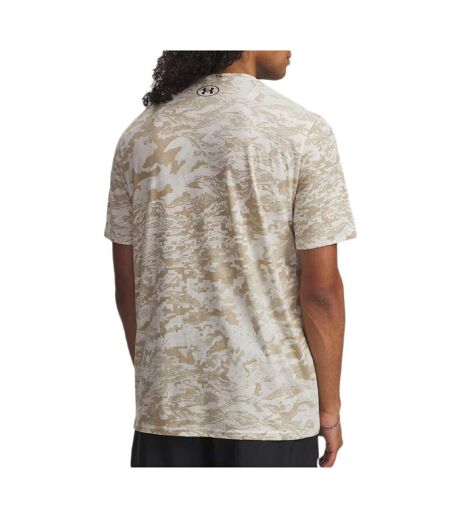 T-shirt marron/beige homme under armour camo