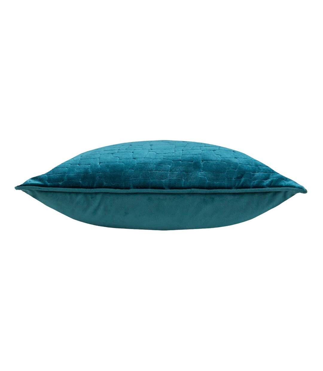 Bloomsbury velvet cushion cover 50cm x 50cm teal Paoletti-3