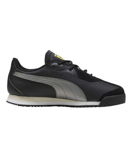 Mens Sf Roma S Low Cut Flat Trainers  Black Puma