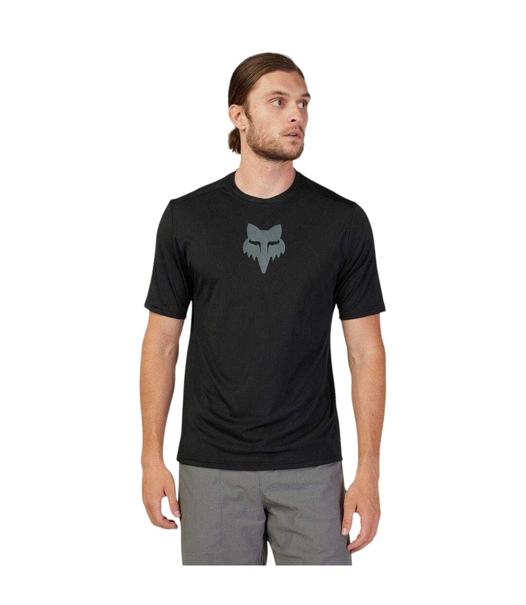 Maillot Lab Head Homme Noir Fox-4