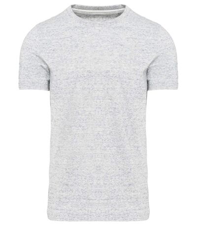 T-shirt manches courtes vintage - KV2106 - blanc chiné ash - homme