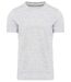 T-shirt manches courtes vintage - KV2106 - blanc chiné ash - homme